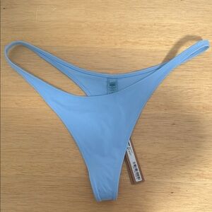 SKIMS Recycled Swim Thong Iris Blue Bikini Bottom